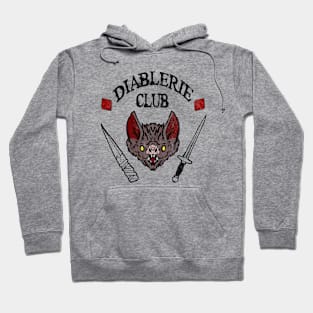 Diablerie Club - Black Text Hoodie